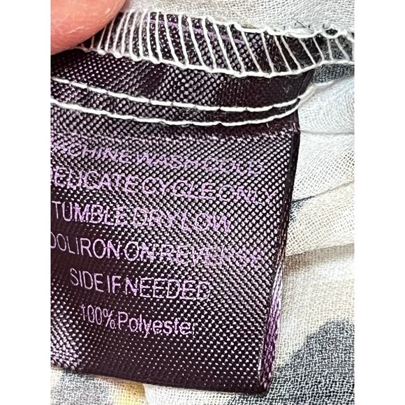 Hale Bob Women's S Multicolor Sheer Pullover Blouse Boho Hippy Chic Top Resort - Picture 4 of 9